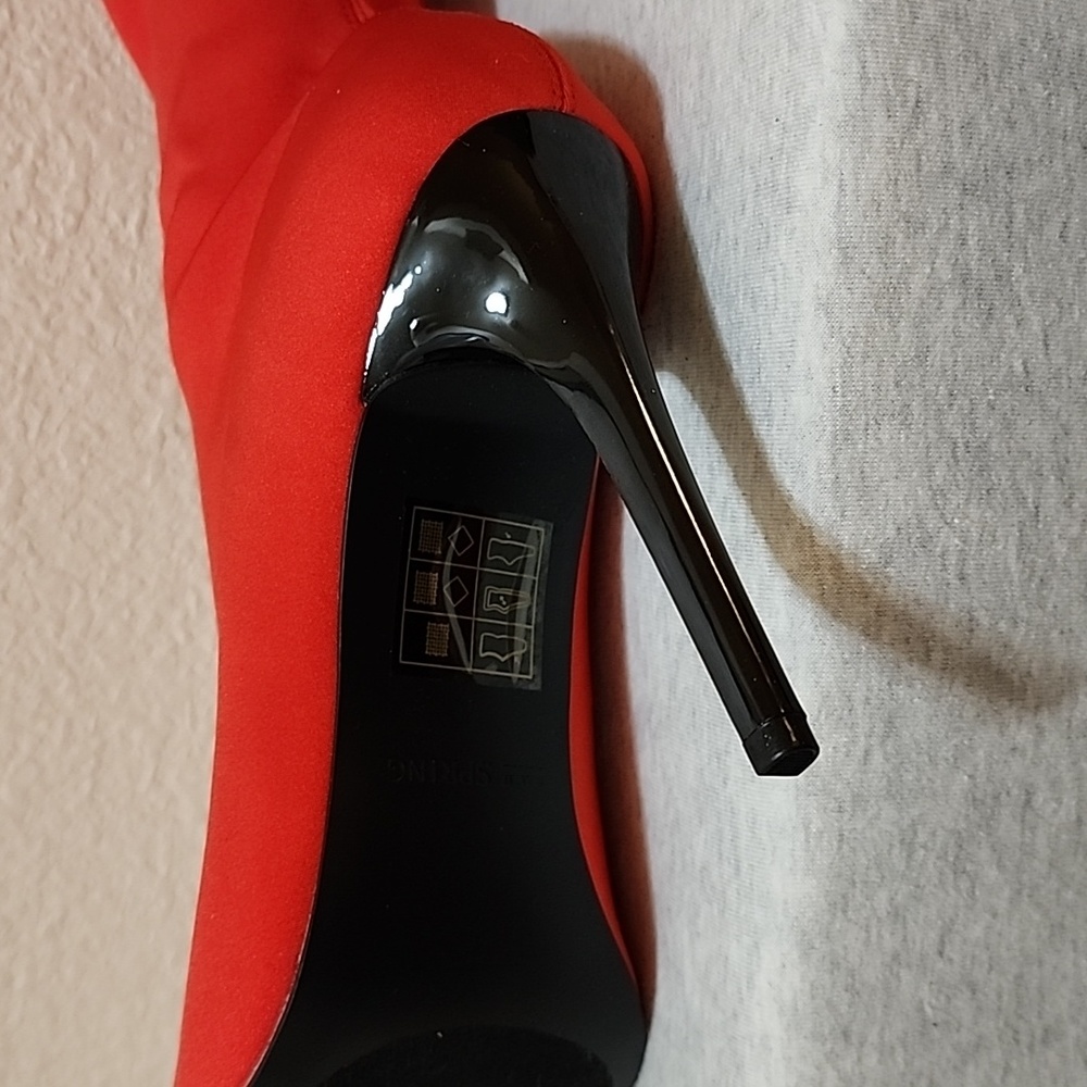 Call It Spring Red Boot Sz 9 Nwot - image 7